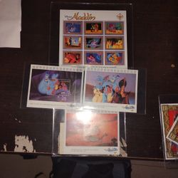 Aladin Disney Stamps Artwork 