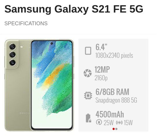 Samsung Galaxy S21 FE  AT&T 