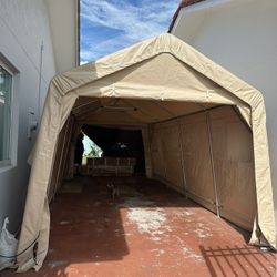 2 Carpas Una De 20x 10 Y La Otra De 4 X 10 Pies  Más Un Frame De 10x 20 