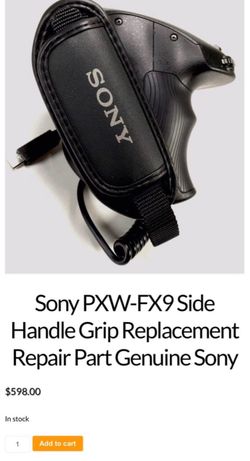 Sony Pxw-fx9 / Fx9 / Fx6 / Fs5 Handle Grip Control camera