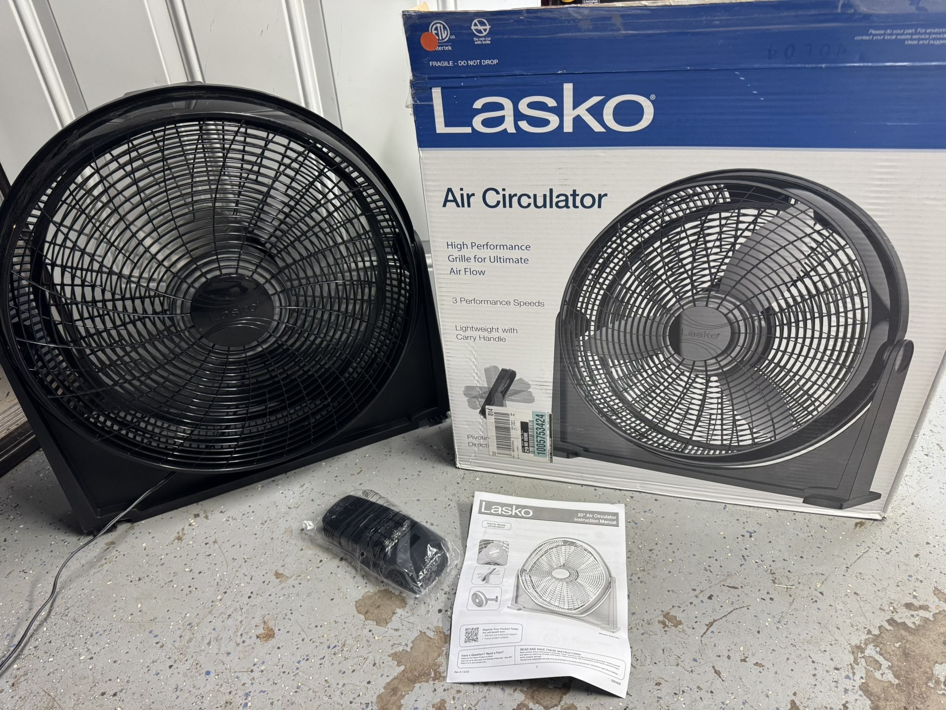 Lasko Cyclone Air Circulator New In Box.Must Pickup