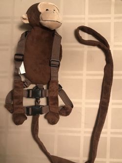 Monkey Plush Child Backpack Walking Restraint