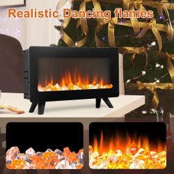 LED Fireplace Space Heater