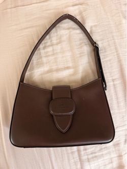 Coach dark brown bag