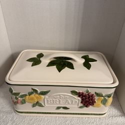 Vintage Ceramic Bread Box 