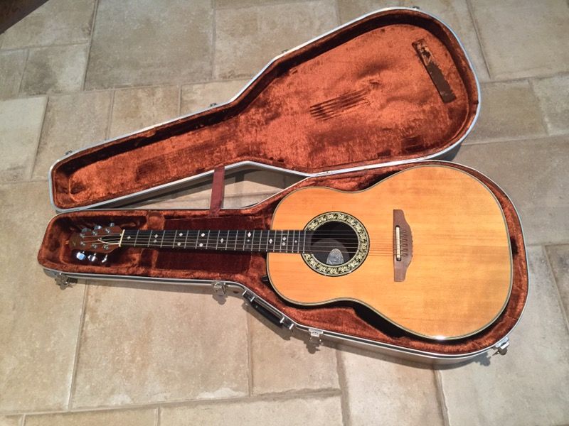 Vintage Ovation 1612-4 Acoustic Electric Guitar