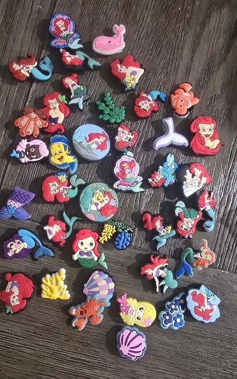 Mermaid Croc Charms 