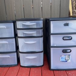 Plastic Storage Drawers 