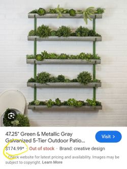 Five Tier Metal Wall Shelf!