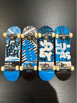 4x Tech Deck Cliché Pro Series 96 MM Finger Board Skateboards (2000s)