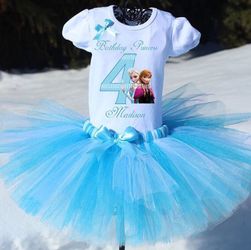 Frozen tutu outfits