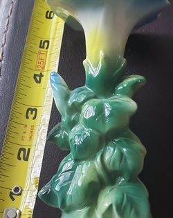 Royal Copley Ceramic Floral Vase 5 1/2 In Tall