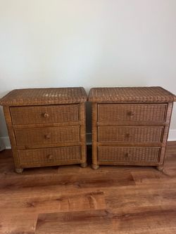 Wicker dressers for sale