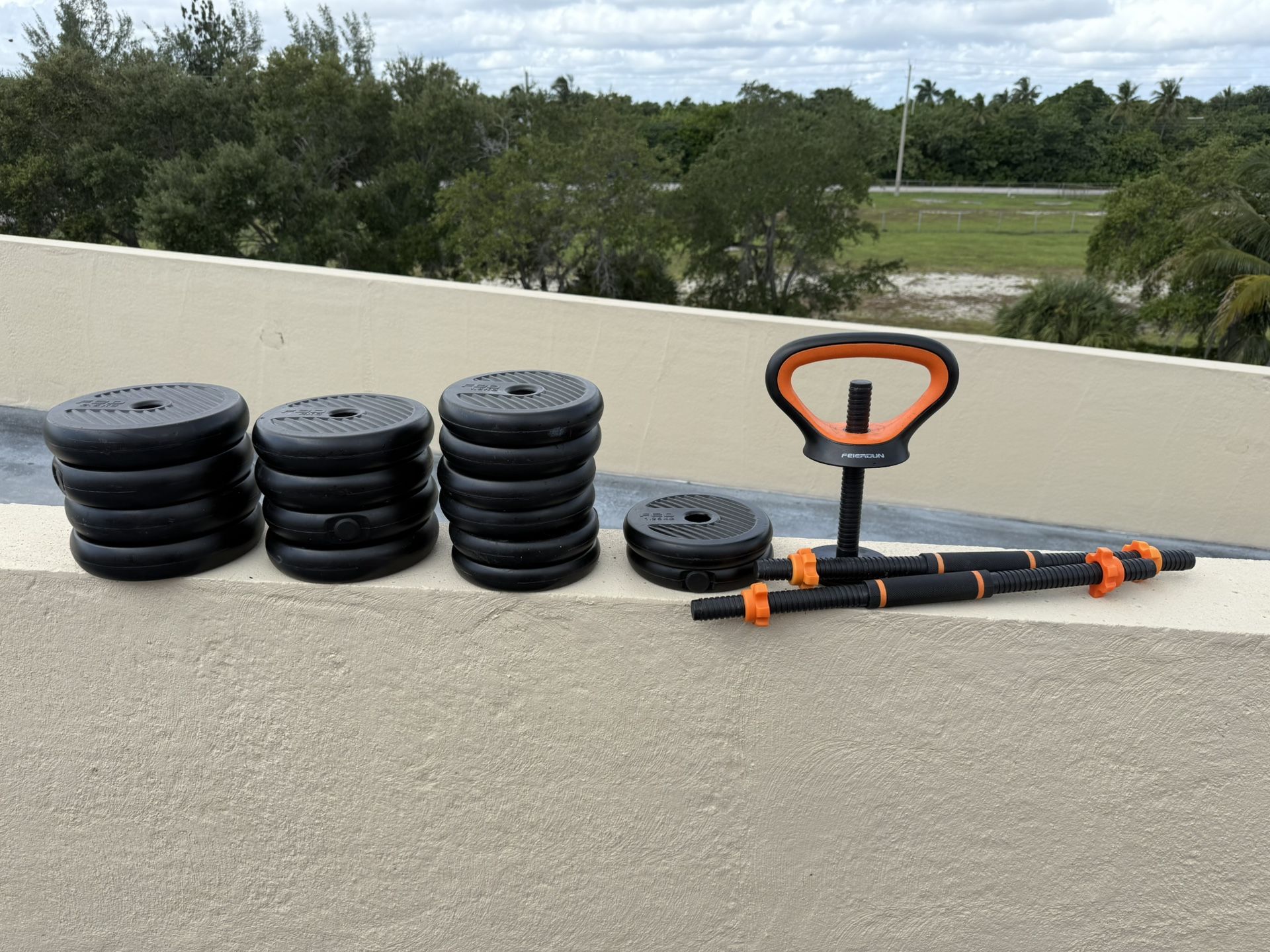 Adjustable Dumbbell Set ~ 31kg / 68lb – Feierdun Weights, Barbell & Kettlebell Option