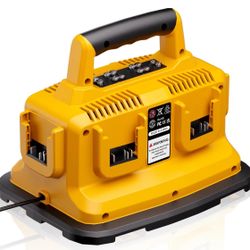 6-Ports 4.0A Replacement Rapid Charger for Dewalt Battery Charger Station 20v 60v