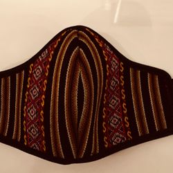 Peruvian Colorful Facemask with filter pocket
