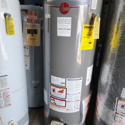 New Water Heater Rheem Performance Platinum Gas 40-gallon 