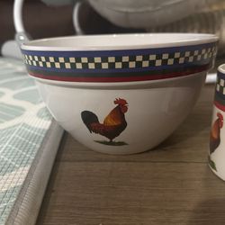 Vintage set “Ella’s rooster”
