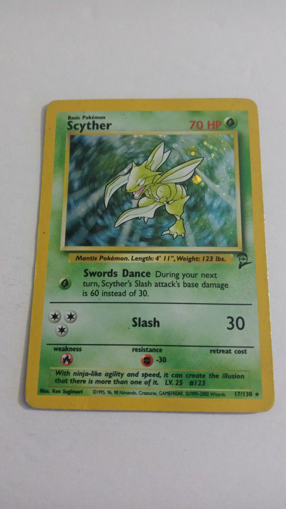 Cyther Base Set 2 Pokemon Cards