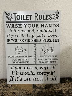 Toilet Rules