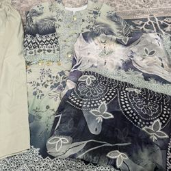 New 3 Piece Pakistani Dress Salwarkaneez Xl Laxuary Lawn