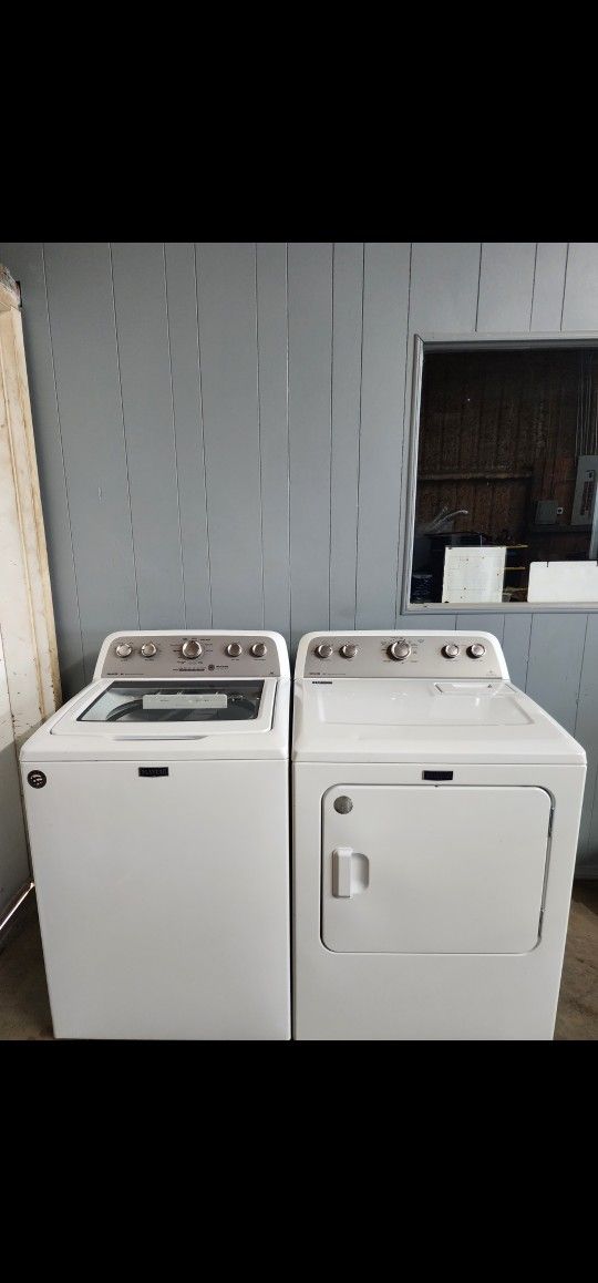 SET WASHER AND DRYER MAYTAG XL CAPACITY GOOD CONDITION BOTH ELECTRIC LARGE CAPACITY HEAVY DUTY DELIVERY AVAILABLE WE DO REPAIRS