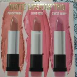 Matte Lipstick Trio 
