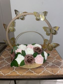 Rose/Butterfly Centerpieces 