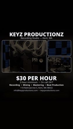 Kent WA Recording Studio