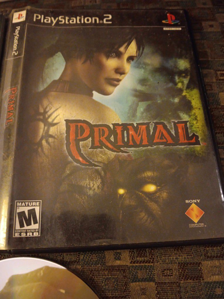 PS2 "PRIMAL"  Video Game CIB