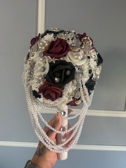 Bouquet with rhinestones