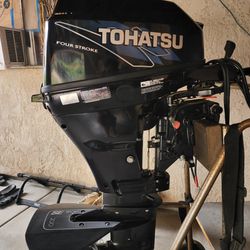 Tohatsu 20 HP 15" Shaft Outboard Motor (Electronic Start and Manual Start)