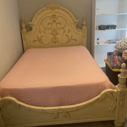  Chris Madden Queen Bed And Armoire Dresser 