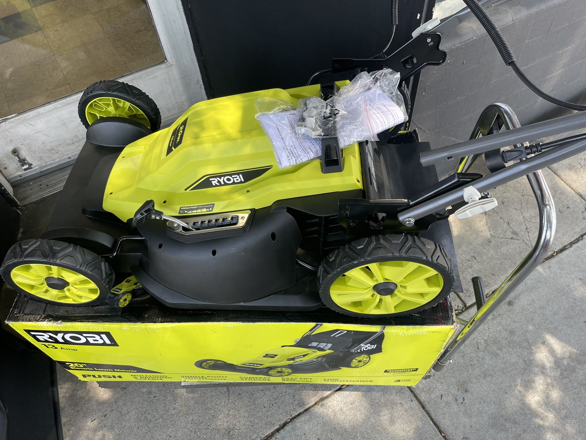 RYOBI Electric PUSH Lawnmower 20 Inch Blade 13Amp