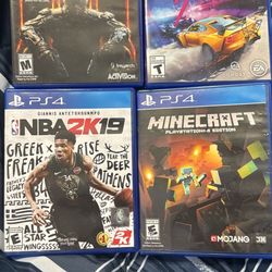 4 PS4 Games 