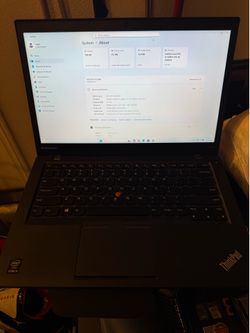 Lenovo ThinkPad 14” Laptop, i5, 12 GB Ram, 128 Gig M.2 SSD, Windows 11 Pro