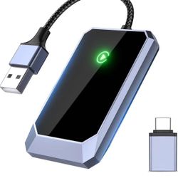 Wireless Carplay Adapter, Converts Wired to Wireless carplay Adapter for iPhone, Wireless Control Plug & Play Carplay for Cars from 2017 & for Apple i