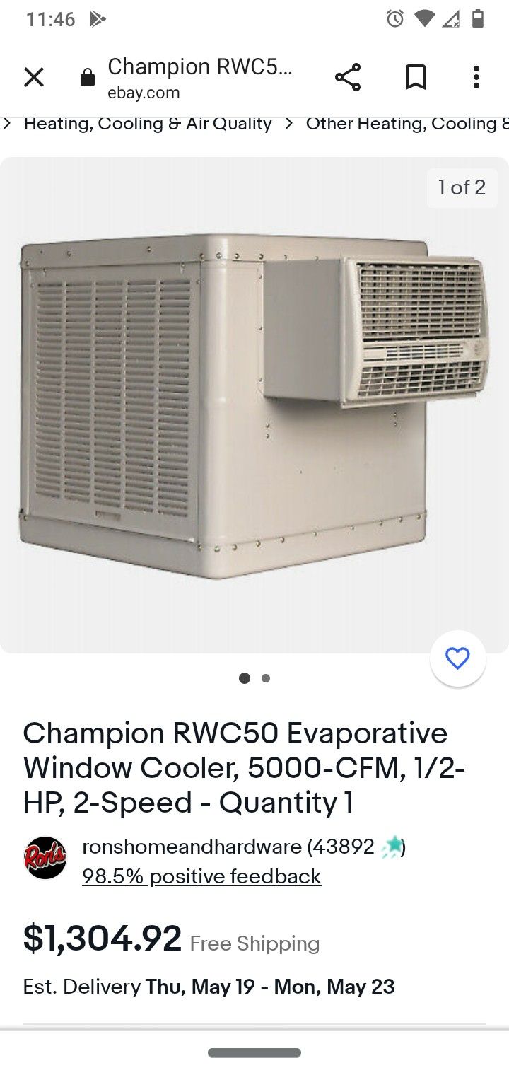 Classic Car Window Swamp Cooler Hot Evaporative Car Cooler Sale