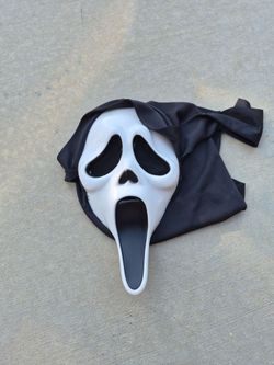 Free used  scream mask