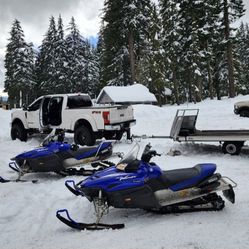 Pair Of 2003 Yamaha RX Warrior 1000cc W/trailer