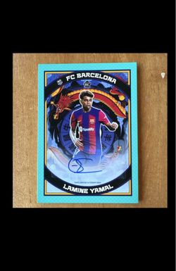 Topps Lamine Yamal Rookie Auto FC Barcelona Year of the Dragon 23/24 CZ-LY