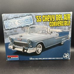 Monogram 55 Chevy Belair Convertible Car Show 2010 Model 85-4269 New 