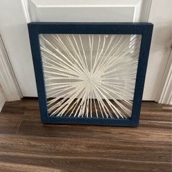 Framed Art - Abstract Clear Glass With Inter Design