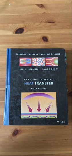 Introduction to Heat Transfer Sixth Edition Textbook