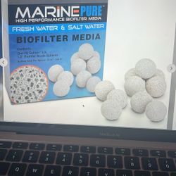 1,5 Inch sphere Bio- Filter Freshwater Aquarium 1 Gallon