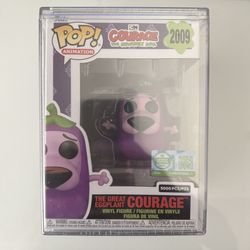 The great Eggplant courage the cowardly dog Funko Pop