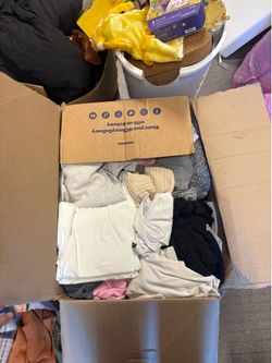 FREE!!!! 4 BOXES OF CLOTHES