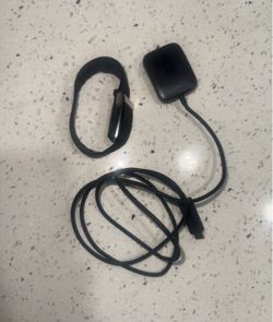 Whoop  - Black Fitness Tracker with Charging Cable