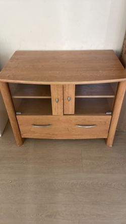 Cajonera de 2 puertas color café claro usada