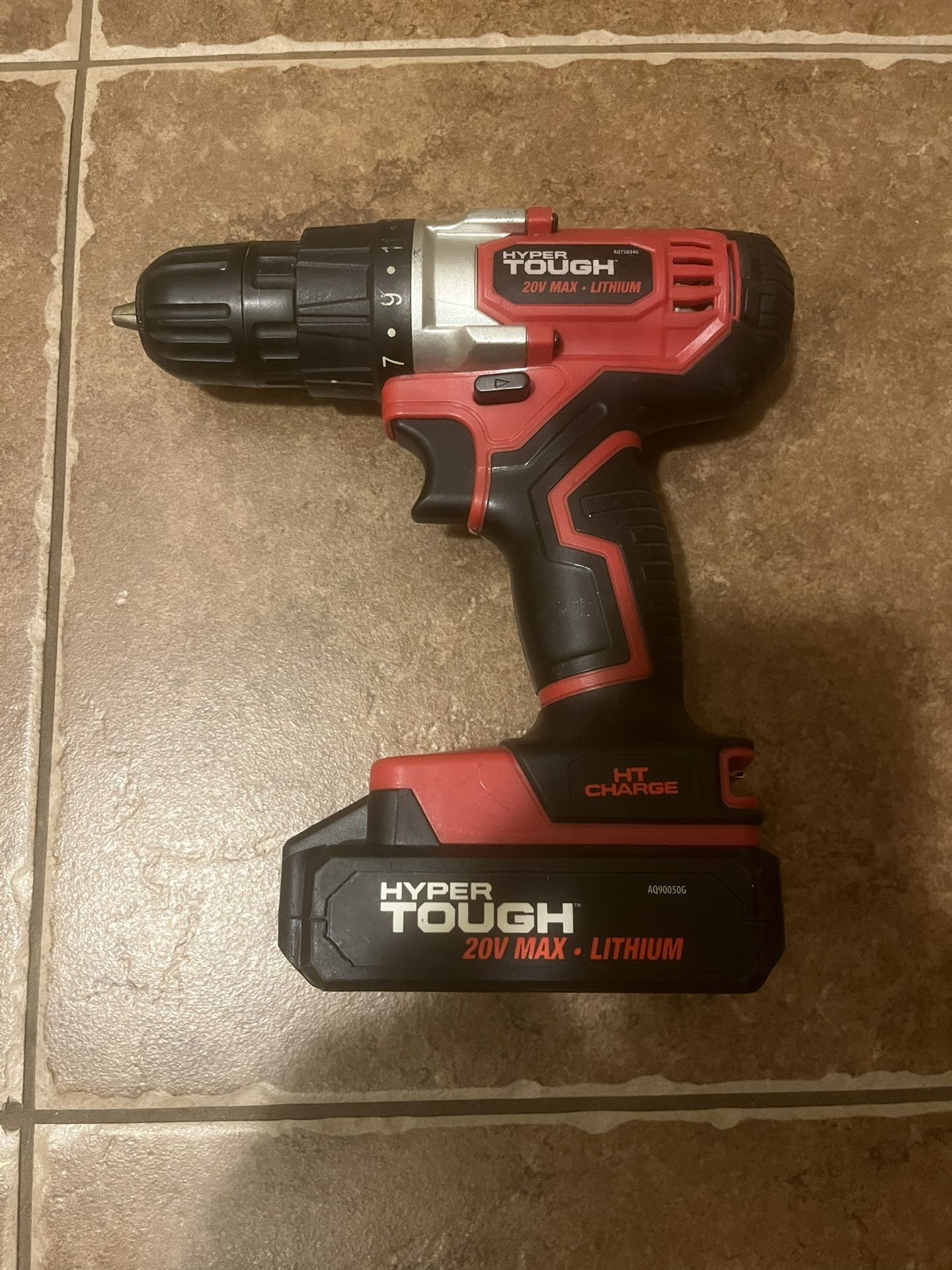 Power Drill With Battery, Hyper Tough